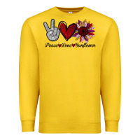 Lemon peace love sunflower Premium Sweatshirt - Bettercallsaul