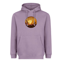 Lavender Desert Cactus Sunset Volleyball Heavyweight Hoodie - Bettercallsaul
