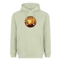 Matcha Desert Cactus Sunset Volleyball Heavyweight Hoodie - Bettercallsaul
