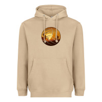 Mushroom Desert Cactus Sunset Volleyball Heavyweight Hoodie - Bettercallsaul