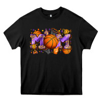 Black mom basketball Heavy Core Tee - Zillion Design Studio