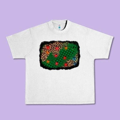 Green Buffalo Plaid Christmas Background Urban Heavy Tee Designed By Adodesignshop