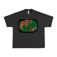 Pigment Black green buffalo plaid christmas background Urban Heavy Tee - AdoDesignShop