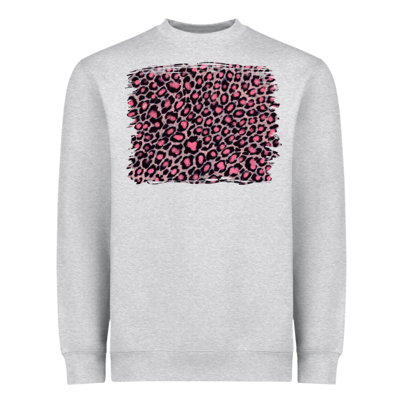 Pink Leopard With Pink Glitter Heavyweight Sweatshirt by Artiststas | Teevron