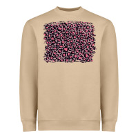Mushroom pink leopard with pink glitter Heavyweight Sweatshirt - Artiststas