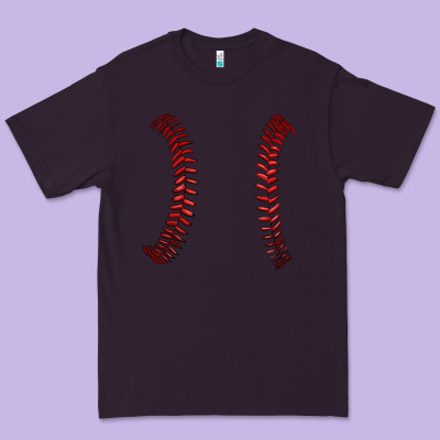 Ball Stitch Premium Tee Designed By Adodesignshop