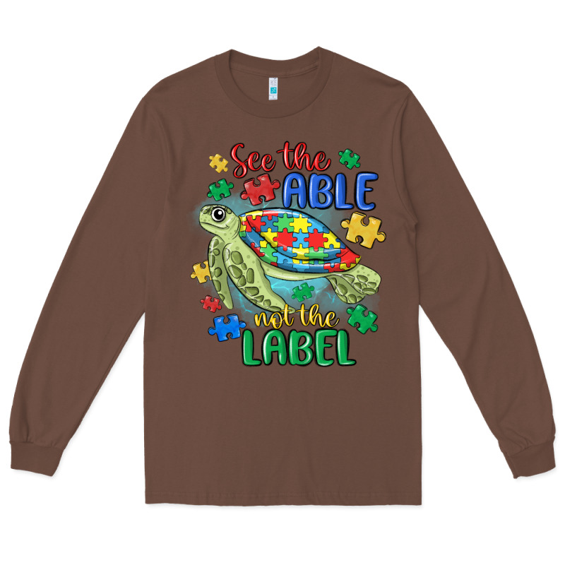 See The Able Not The Label Long Sleeve Tee by MaliasSmallBusiness | Teevron