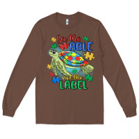 Chestnut see the able not the label Long Sleeve Tee - MaliasSmallBusiness