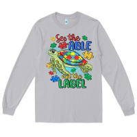 Moon Dust see the able not the label Long Sleeve Tee - MaliasSmallBusiness