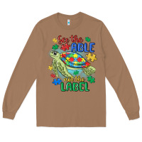 Toasted Coconut see the able not the label Long Sleeve Tee - MaliasSmallBusiness