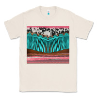 Natural western fringe cowhide leopard Classic Tee - BarkalooDesign