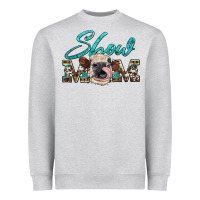 Heather Grey show mom aztec cowhide heifer Heavyweight Sweatshirt - Artiststas