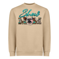 Mushroom show mom aztec cowhide heifer Heavyweight Sweatshirt - Artiststas