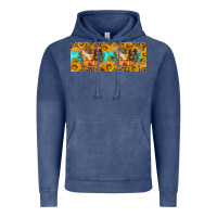 Vintage Denim Fall coop animals pumpkin 11 oz mug Vintage Hoodie - Artiststas