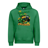 Emerald Shamrock crusher St. Patrick's Day Urban Hoodie - CowGirlArtShop