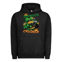 Pigment Black Shamrock crusher St. Patrick's Day Urban Hoodie - CowGirlArtShop
