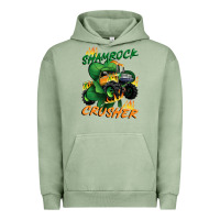 Pigment Oil Green Shamrock crusher St. Patrick's Day Urban Hoodie - CowGirlArtShop