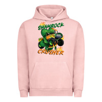 Pigment Salmon Shamrock crusher St. Patrick's Day Urban Hoodie - CowGirlArtShop