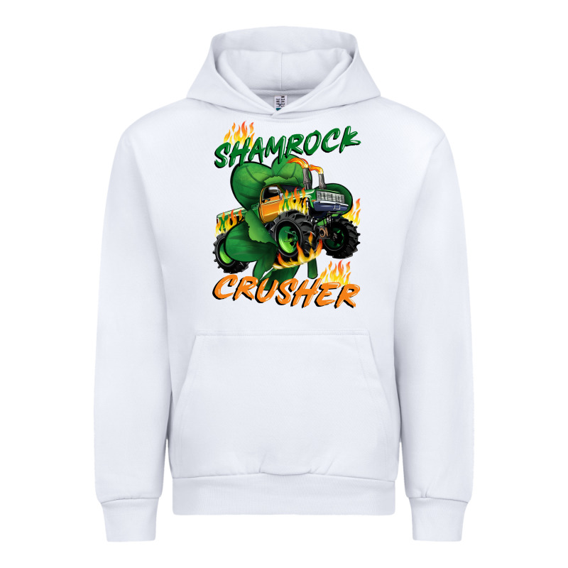 Shamrock Crusher St. Patrick's Day Urban Hoodie by CowGirlArtShop | Teevron