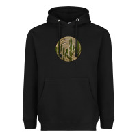 Black Old Cactus Vintage Volleyball Heavyweight Hoodie - Bettercallsaul