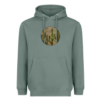 Sage Old Cactus Vintage Volleyball Heavyweight Hoodie - Bettercallsaul