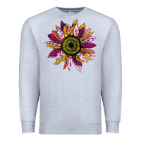 Heather Grey sunflower png Premium Sweatshirt - Bettercallsaul