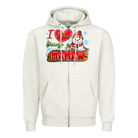 Oatmeal Heather i love being a mamaw Zipper Hoodie - MaliasSmallBusiness