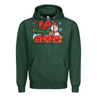 Sports Green i love being a mamaw Zipper Hoodie - MaliasSmallBusiness