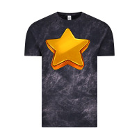 Cloud Black 3d golden stars Vintage Tee - AdoDesignShop