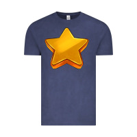 Vintage Denim 3d golden stars Vintage Tee - AdoDesignShop