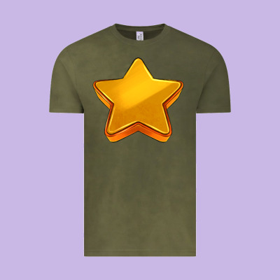3d Golden Stars Vintage Tee Designed By Adodesignshop