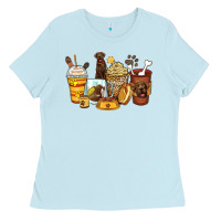 Baby Blue labrador retriever coffee cups Ladies Tee - Zillion Design Studio