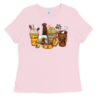 Labrador Retriever Coffee Cups Ladies Tee | Teevron