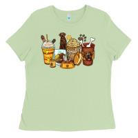 Matcha labrador retriever coffee cups Ladies Tee - Zillion Design Studio