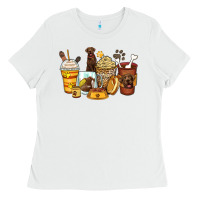 White labrador retriever coffee cups Ladies Tee - Zillion Design Studio