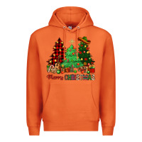 Carrot merry christmas trees Premium Hoodie - NancyCooperArtShop