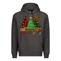 Smoke merry christmas trees Premium Hoodie - NancyCooperArtShop