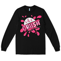 Black crush breast cancer Long Sleeve Tee - MaliasSmallBusiness