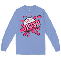 Colony Blue crush breast cancer Long Sleeve Tee - MaliasSmallBusiness