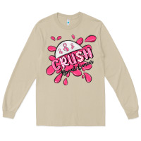 Mushroom crush breast cancer Long Sleeve Tee - MaliasSmallBusiness