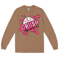 Toasted Coconut crush breast cancer Long Sleeve Tee - MaliasSmallBusiness