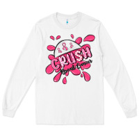 White crush breast cancer Long Sleeve Tee - MaliasSmallBusiness