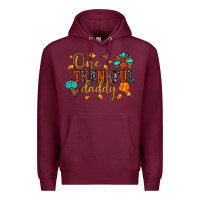 Burgundy one thankful daddy Premium Hoodie - JahusDesignShop