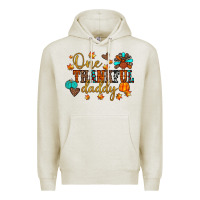 Oatmeal Heather one thankful daddy Premium Hoodie - JahusDesignShop