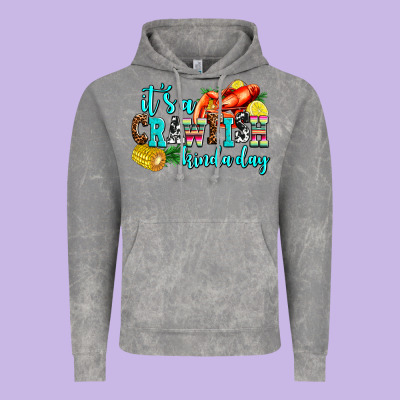 Its A Crawfish Kinda Day Vintage Hoodie Designed By Adodesignshop