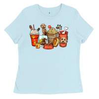 Labradoodle Coffee Cups Ladies Tee | Teevron