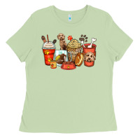 Matcha labradoodle coffee cups Ladies Tee - Zillion Design Studio