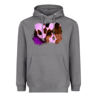 Storm Purple Western Wood Cowhide Frame Heavyweight Hoodie - Bettercallsaul