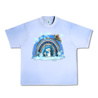 Grape Ice winter   rainbow and snowman Urban Heavy Tee - AdoDesignShop