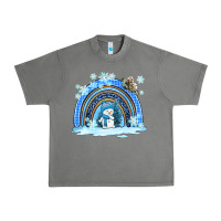 Tornado winter   rainbow and snowman Urban Heavy Tee - AdoDesignShop